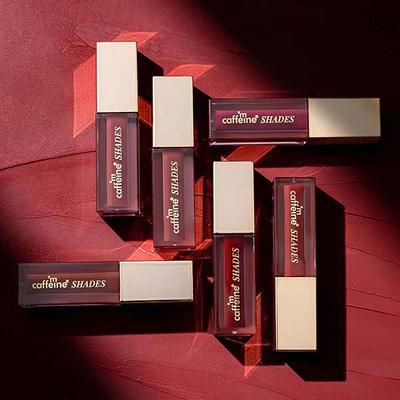 mCaffeine Shades Velvet Blur Matte Liquid Lipstick- 12 Hrs Stay & Lightweight- Passionate Crimson 4 ml - Liquid Lipsticks