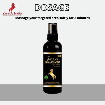 Zenius Xtra Power Booster Oil 50 ml - Intimate Oil
