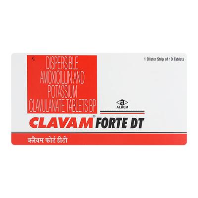 Clavam Forte DT Tablet 10'S - Bacterial Infections-Pen