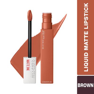 Maybelline New York Super Stay Matte Ink Liquid Lipstick, 75 Fighter 5 gm - Lipsticks