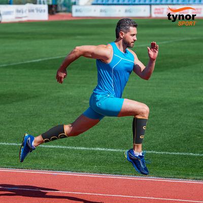 Tynor Shin & Calf Support Neoprene - Black & Green (Universal) 1's - Knee/Ankle/Leg/Foot Supports