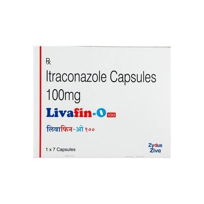 Livafin O 100mg Capsule 7'S - Fungal Infections-Anf