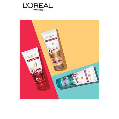 L'Oreal Paris Rapid Reviver 6 Oil Nourish Deep Conditioner 2X Nourishment with Micro Oils 180ml - Conditioners