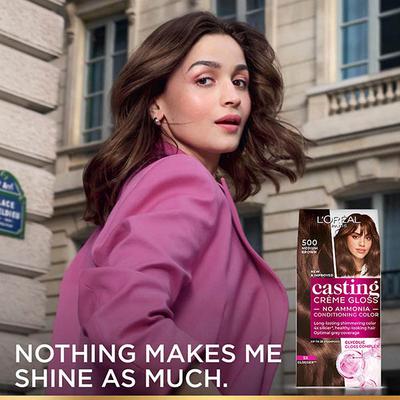 L'Oreal Paris Casting Creme Gloss Ultra Visible Hair Color with No Ammonia, Cherry Burgundy 566 1's - Crème