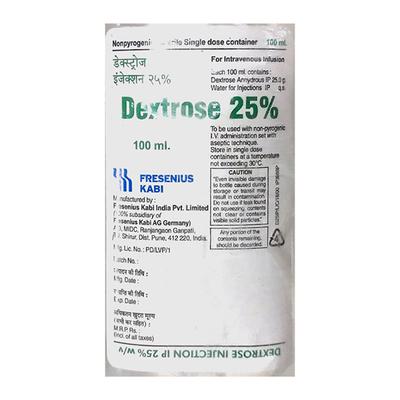 Dextrose 25% Injection 100ml - Supplements-Int
