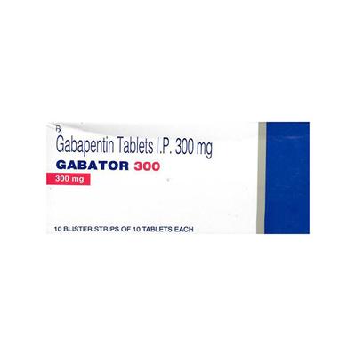 GABATOR 300 Tablet 10's - Neuropathic Pain-Dru