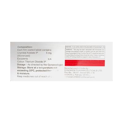 YULIPRIST Tablet 10's - Uterus Conditions-Dut