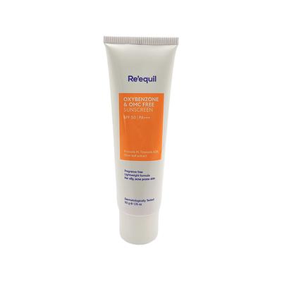 Reequil Oxybenzone Free Sunscreen Spf 50 For Oily, Acne Prone Skin 50 gm - Face Sunscreen