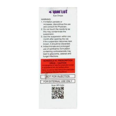 4 QUIN LOT BAK FREE Eye Drops 5ml - Eye Infections-Eaa