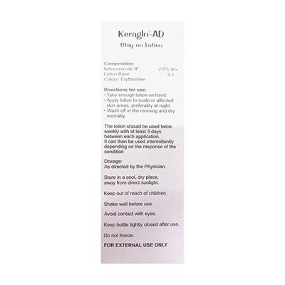 KERAGLO AD STAY ON PARABEN FREE Lotion 50ml - Dandruff-TAA