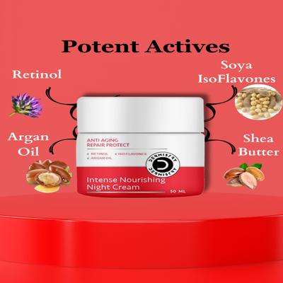 Dermistry Anti Aging Retinol Collagen SPF 30 Intense Day Cream 50 ml + Anti Aging Repair Protect Intense Nourishing Night Cream 50 ml - Creams/Oils/Lotions