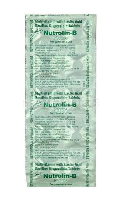 NUTROLIN B NEW PED Tablet 10's - Diarrhoea-Ant