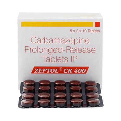 Zeptol CR 400mg Tablet 10'S - Epilepsy/Convulsion-Ant