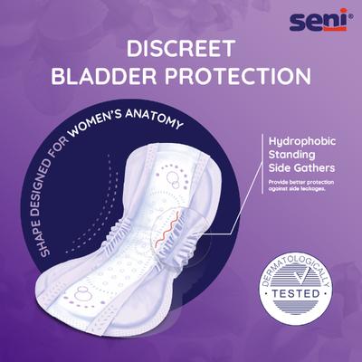 Seni Lady Ultimate Long overnight Bladder Control Pads (XXXL+) 26's - Sanitary Napkins