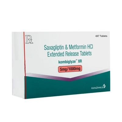 Kombiglyze XR 5/1000mg Tablet 7'S - Diabetes-Ant