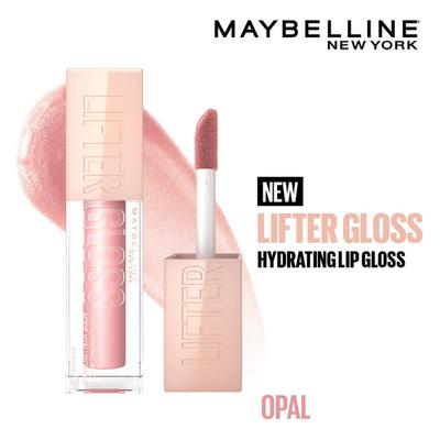 Maybelline New York Lifter Gloss, Hydrating Lip Gloss, Opal 5.4 ml - Lip Glosses