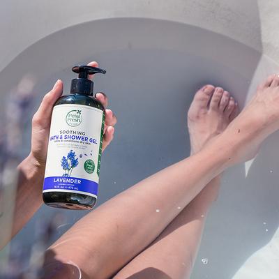 Petal Fresh Soothing Lavender Bath and Shower Gel 475 ml - Shower Gels & Body Wash