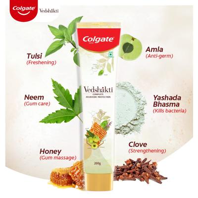Colgate Vedshakti Toothpaste 200 gm - Toothpaste