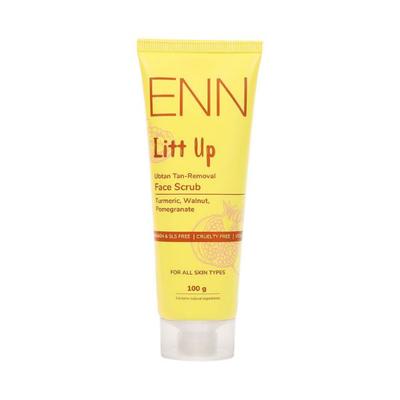 ENN Litt Up Ubtan Skin Brightening Facewash And Litt Up Ubtan Skin Brightening Face Scrub kits 100 ml - Facial Kits