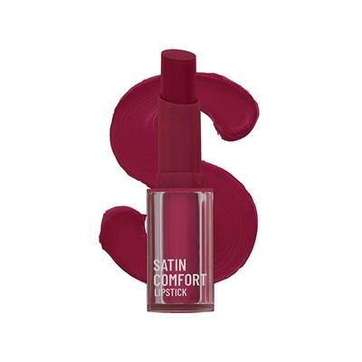 Swiss Beauty Satin Comfort Lipstick-Wine Dine 3 gm - Lipsticks