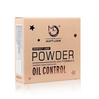 Matt Look Perfect Look Powder 2 in 1 Formula Oil Control, Powder + Base Concealer, Natural 20 gm - Compact Powder