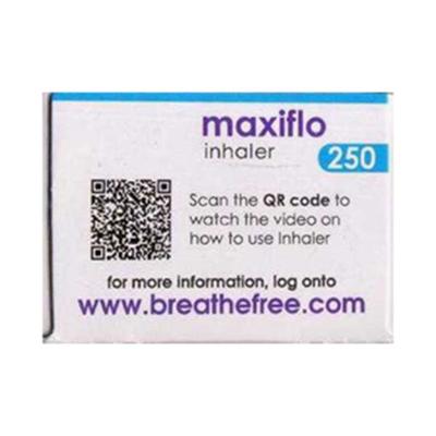MAXIFLO 250 WITH DOSE COUNTER 120md Inhaler 7.2g - Asthma/COPD-Ast