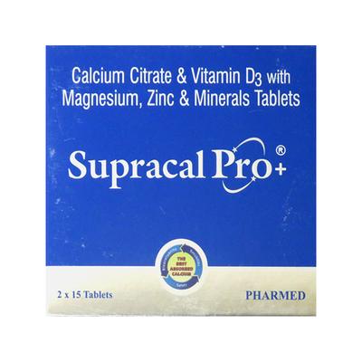 Supracal Pro + Tablet 15'S - Supplements-Cal