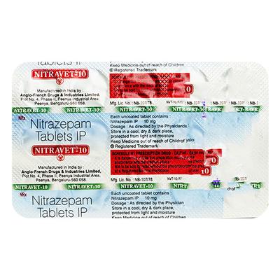 Nitravet 10mg Tablet 15'S - Hypnosis-Hyp