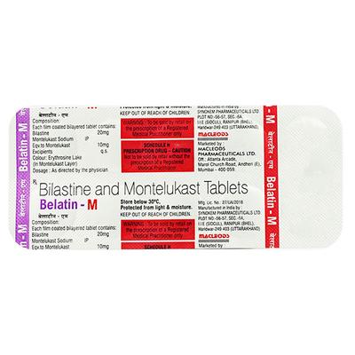 BELATIN M Tablet 10's - Allergies-Ant