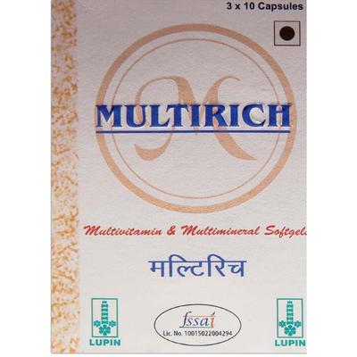 Multirich Capsule 10'S - Iron Supplement/Anaemia-Vit