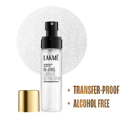 Lakme Be-Jewel Luminous Setting Spray, Weightless Mist, Up to 16 Hours Lock in 100 ml - Setting Spray