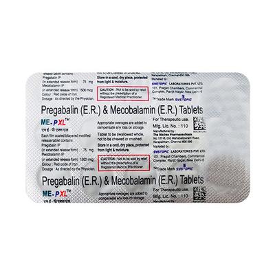 ME PXL Tablet 15's - Neuropathic Pain-Dru