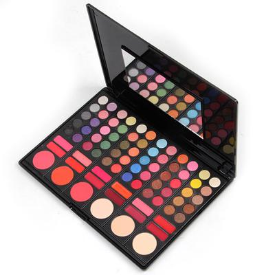 Miss Rose All in one Make - Up Kit with 60 Eyeshadows 12 Lipsticks3 Blushers and 3 Compacts 7001 - 015Y 20 gm - Compact Powder