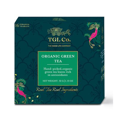 TGL Co. Tea Bag - Organic Green 16's - Green/Herbal Teas