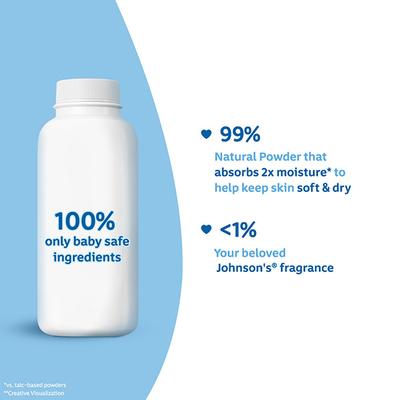 Johnson's Baby Powder Natural 200 gm - Baby Powder