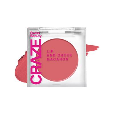 Swiss Beauty Craze Lip And Cheek Macaron Apple Pie 5 gm - Lip Balms