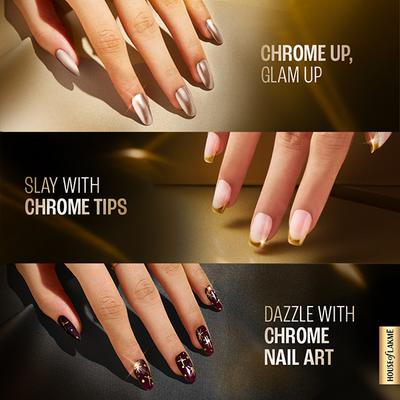 Lakme Ultimate Glam Chrome Nail CH3 6 ml - Nail Polish