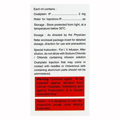 Oxaltero 100mg Injection 1'S - Cancer Oncology-Cyt