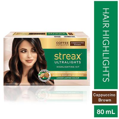 Streax Coffee collection Ultralights Highlighting Kit - Cappuccion Brown 1's - Crème