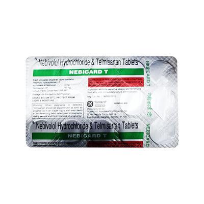 NEBICARD T Tablet 15's - Hypertension-Ang