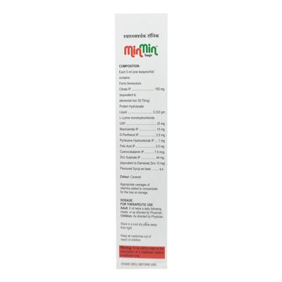 Minmin Tonic 200ml - Supplements-Vam