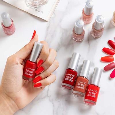 Lakme True Wear Color Crush Nail Polish, Long Lasting & Vibrant Nail Paint, 42, 6ml - Nail Polish