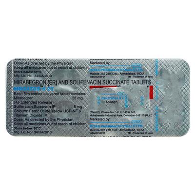 MEGATAS S 25 Tablet 10's - Bladder And Prostate Disorders-Dru
