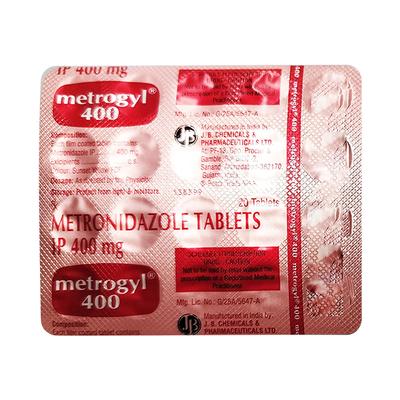 METROGYL 400 Tablet 20's - Bacterial Infections-OAB