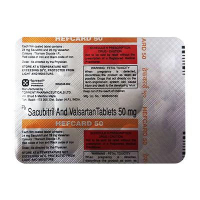 HEFCARD 50 Tablet 14's - Heart Failure-Ang