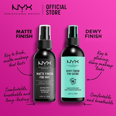 NYX Professional Makeup Setting Spray Dewy Finish 60 ml - Setting Spray