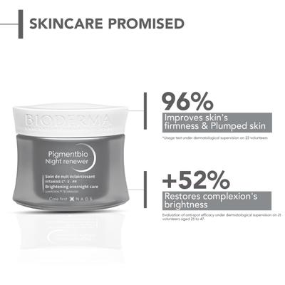 Bioderma Pigmentbio Night Renewer Brightening Overnight Cream For Skin 50 ml - Scrubs & Exfoliants