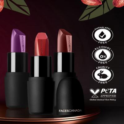 Facescanada Weightless Matte Finish Lipstick Forsake Beauty 01 4.5 gm - Lipsticks