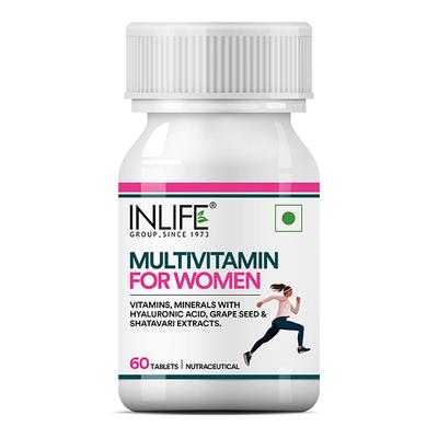 INLIFE Multivitamin Tablets for Women 60's - Women Health
