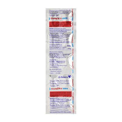 Clamp Kid Forte Tablet 10'S - Bacterial Infections-Pen